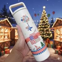 ราคา Starbucks Stainless Carnival Water Bottle 20Oz (no box) (57654447150)