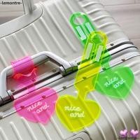 ราคา Lemontre ป้ายแท็ก PVC เรืองแสง หลากสี ป้องกันการสูญหาย สําหรับติดกระเป๋าเดินทาง (25270569885)
