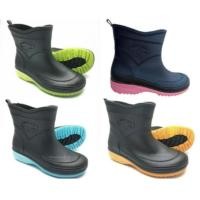 ราคา รองเท้าบูทกันน้ำ Arrow Star รุ่น A555 รองเท้าบูทยาง รองเท้าบูทข้อสั้น ดำพื้นสี คละสี สูง 7 นิ้ว (41608797862)