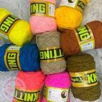 ราคา ไหมพรม Eagle 4ply สีพื้น (Lot. 1) ,ไหมพรมอีเกิ้ล ม้วนใหญ่ 80 กรัม (9766163191)