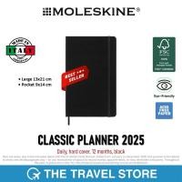 ราคา Moleskine CLASSIC PLANNER 2025 Daily, hard cover, 12 months, black สมุดโน๊ต แพลนเนอร์ รายปี (25240220156)