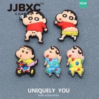 ราคา JJBXC ตัวติดรองเท้า charm รองเท้าตกแต่งหัวเข็มขัดลายชินจังขี่จักรยานและชุดนอน อุปกรณ์ตกแต่งรองเท้า (41327171644)