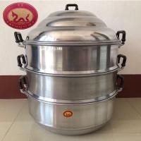 ราคา ซึ้งนึ่ง หม้อนึ่งอาหาร ซึ้งอลูมิเนียม ซึ้งนึ่งอลูมิเนียม ซึ้งนึ่งอาหาร (หนา) ขนาด 26/28/30/32/34/36/40 ซม.(ตราพญานาค) (29505071432)