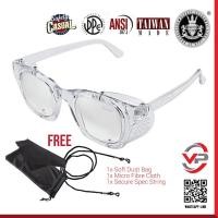 ราคา ความปลอดภัย GUARD S-155 กระจกนิรภัย S155 SPEC SAFETY ANSI Z87 100% UV CASUAL CERMIN MATA KERJA ALA WAYFRER FROGSKIN (19580128824)