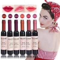 ราคา Sexy Waterproof Wine Red Shape Lip Tint Gloss Women Lip Makeup Liquid Lipstick Lipgloss Cosmetic (2463878674)