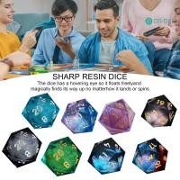 ราคา Dr.bei Liquid Core เรซินลูกเต๋า Sharp Edge 20 ด้านลูกเต๋า Golden Silver-สีหมายเลข Polyhedral ลูกเต๋า Quicksand Multi-sides D20 ลูกเต๋า RPG เกมกระดานลูกเต๋า Prop (27326523647)