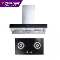 ราคา MEX เครื่องดูดควัน + เตาแก๊ส รุ่น V4731M + K632BFX90 (18574570701)