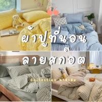 ราคา Sweetdream_by Nakin - ผ้าปูที่นอนลายสก๊อต ตาราง สไตล์มินิมอล มูจิ ✨ครบชุด 6 ชิ้น มีทุกขนาด พร้อมส่ง (17721385785)