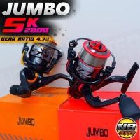 ราคา รอกสปินนิ่ง จัมโบ้ JUMBO SK2000 มี 2 สี แถมฟรีเอ็นอย่างดี (10594300301)