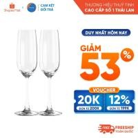 ราคา [NEW COLLECTION] Set 2 Ocean MADISON STRIPE Flute แก้วไวน์แก้วแชมเปญ 210ml - ของแท้ - ตอบกลับ (42869656542)