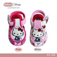 ราคา รองเท้าแตะทารก เด็กวัยหัดเดินแบบสวม Sanrio Hello Kitty Toddler Shoes ของแท้ ถูกลิขสิทธิ์ รองเท้าคิตตี้ (20188246773)