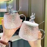 ราคา ถ้วยแก้ว+ฝาปิดพลาสติก+ช้อน ขนาด 350ml./ใบ No.3840 (43167780477)
