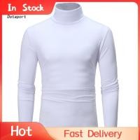 ราคา เคดีที- สลิมฟิตคอเต่า ที เสื้อผู้ชายลําลองคอเต่าเสื้อยืดผู้ชายสลิมฟิตคอเต่าแขนยาวเสื้อยืดสําหรับฤดูใบไม้ร่วงฤดูหนาวสีทึบเสื้อสวมหัวด้านบนสํา (29314230195)