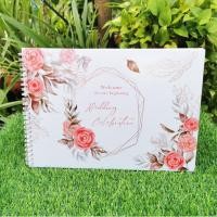 ราคา สมุดเซ็นอวยพรสมุดประสาทพร ขนาดA4(21x30cm) พร้อมส่ง (23042788636)
