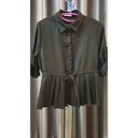 ราคา เสื้อแบรนด์ LAMODA คอเชิ้ต ชายอัดพลีท (11702011655)