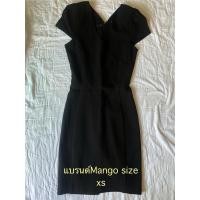 ราคา เดรสดำแบรนด์mangoไซส์xsสภาพใหม่ใช้งาน1ครั้ง (28063592464)