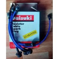 ราคา สายหัวเทียน สายคาบอน สีน้ำเงิน ยี่ห้อ Daisuki (TOYOTA KE70 4K) (27670099164)