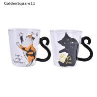 ราคา Gd 250ML แก้วน้ําน่ารัก ถ้วยกาแฟ ชานม แก้วกาแฟ แก้วหาง Handle GoldenSquare (23623208754)