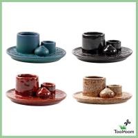 ราคา [ห้องเครื่องมือ] Sage Palo Santo ผู้ถือเทียนของขวัญกลิ่นหอม 4 in 1 กระถางธูปสําหรับห้องรับประทานอาหาร 0.3 มม.ธูป Farmhouse (54456498760)