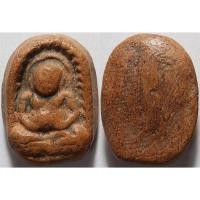 ราคา 3392 พระสังกัจจายน์ กรุลานดอกไม้ จังหวัดสุโขทัย เนื้อดินเผา สร้างสมัยรัตนโกสินทร์ (26937120920)