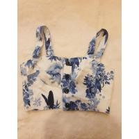 ราคา เสื้อ crop top CPS ลายดอก (4583827285)