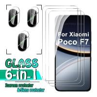 ราคา 6in1 กระจกนิรภัยเลนส์ฟิล์มสําหรับ Xiaomi Poco F7 Poco F7Ultra Poco F7 Pro ป้องกันหน้าจอ Xiaomi F7 poco F7 Ultra pro (42407631365)