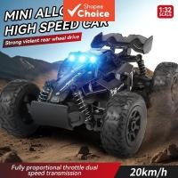 ราคา รถ RC ขนาด 1:32 2WD พร้อมไฟ LED สี่สี ตัวถังอัลลอย รถบักกี้ รถบรรทุกบังคับออฟโรด ของขวัญสําหรับเด็กผู้ชาย ของเล่นสําหรับเด็ก (47550392564)