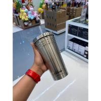 ราคา CUIZIMATE แก้วน้ำเก็บความร้อนเย็น (เกรดพรีเมี่ยม304ไร้สนิม) ความจุ 680 ml.เหลือใบเดียวสีเงิน (3832703948)