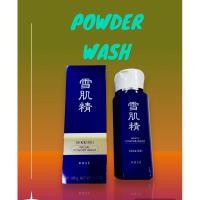ราคา ผงแป้งล้างหน้า Kose Sekkisei White Powder Wash 100 g.(ของแท้) (25712057625)
