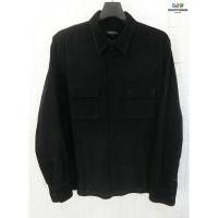 ราคา DKNY แท้ 50 เสื้อเชิ๊ตแขนยาวลูกฟูกดำคลาสสิก (55306251047)