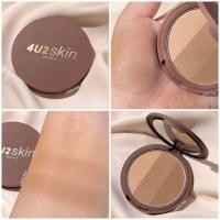 ราคา 4U2 BRONZER บรอนเซอร์เนื้อนุ่ม ในตลับมี 3 เฉดสี ใช้งัดดั้ง จัดกรอบหน้าให้พุ่งในตลับเดียว (14896728663)