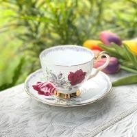ราคา *มีตำหนิทุกชิ้นด้านล่า* ชุด Duo Royal Stafford "Roses to Remember" Bone China Made in England แก้วกาแฟ แก้วชา ชุดชากาแฟ (8221153046)