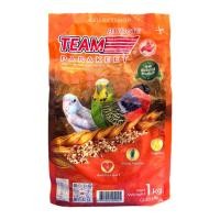 ราคา Team Parakeet ทีมหงส์หยก อาหารนกหงส์หยก อาหารนกฟอร์พัส อาหารตระกูลนกฟินซ์ และตระกูลนกขนาดเล็ก ขนาด 1 กก. (17429727013)