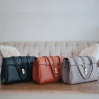 ราคา กระเป๋าหนังแท้ CL Over size33cm (23482190747)