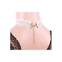 ราคา TANITTgems Vintage White Pearls French Lace Bridal Necklace (216672834)