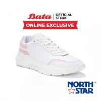 ราคา Bata บาจา ยี่ห้อ North Star รองเท้าผ้าใบ รองเท้ากีฬา สนีคเคอร์ สำหรับผู้หญิง รุ่น Adesha สีขาว 5201013 (10652123560)