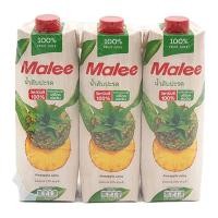 ราคา น้ำผลไม้ มาลี น้ำสับปะรด 100% 1 ล. x 3 กล่อง (42606559431)
