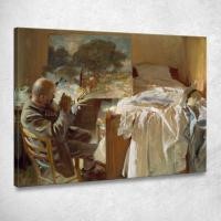 ราคา An Artist In His Studio John Singer Sargent, jss14 ภาพพิมพ์บนผ้าใบแคนวาส (27228267522)