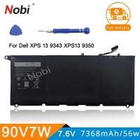 ราคา NOBI 90V7W JHXPY JD25G 090V7W แบตเตอรี่แล็ปท็อปสำหรับ Dell XPS 13 9343 XPS13 9350 13D-9343 0N7T6 5K9CP RWT1R 0DRRP 56WH (28004287207)