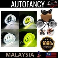 ราคา HONDA ACCORD CITY JAZZ HRV CIVIC CRZ YELLOW WHITE FOG LAMP DAYLIGHT DRL CCFL RING WELCOME LIGHT (52154491525)