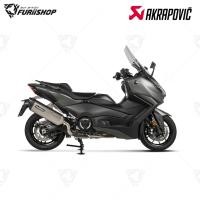 ราคา ท่อสูตร/ท่อแต่ง/ท่อไอเสีย Akrapovic Titanium GP ปลายดาบ (2025) : for Yamaha TMAX530-Tmax560 (40507303983)