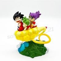 ราคา งานฉาก ดราก้อนบอล #ซุนโกคู อาราเล่และกั๊ตจัง ขี่เมฆสีทอง (23374660515)