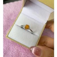 ราคา แหวนพลอยทัวร์มาลีนสีส้มอมน้ำตาล(ปรับไซส์ได้) (29139399877)