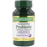 ราคา Nature's Bounty, Acidophilus Probiotic โพรไบโอติค 100ล้านตัว 120 เม็ด (3289222251)