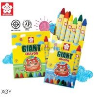 ราคา สีเทียน GIANT SAKURA XGY 12 สี เหมาะสำหรับเด็กอนุบาล 3-6 ปี (13743750969)