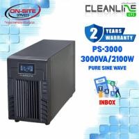 ราคา UPS เครื่องสำรองไฟฟ้า CLEANLINE PS-3000 (3000VA/2100W) รับประกัน 2 ปีเต็ม สินค้าใหม่ (44460872245)