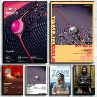 ราคา Pop ROCK SINGER tame Impala โปสเตอร์ aesthetic rapper เพลงอัลบั้ม currents ตกแต่งบ้าน Retro ผ้าใบพิมพ์ Wall Art Room Decor Q7TW (28735135462)