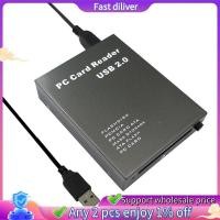ราคา 1 ชิ้น USB2.0 PCMCIA เครื่องอ่านการ์ด PC เครื่องอ่านการ์ดเหล็กสีเทา USB 2.0 ถึง PC PC PCMCIA อะแดปเตอร์แฟลชดิสก์เครื่องอ่านการ์ดหน่วยความจํา (44178180957)