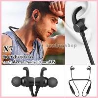 ราคา หูฟังบลูทูธ X7 Sports Earphones หูฟังไร้สาย Stereo Bluetooth 4.1 หูฟังบลูทูธไร้สาย หูฟังออกกำลังกาย เสียงดี เบสแน่น (2341918702)