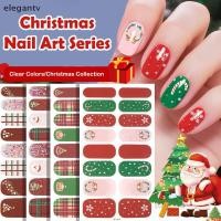 ราคา EGN Christmas Series Full Cover สติ๊กเกอร์ติดเล็บเกล็ดหิมะเล็บรูปลอกผู้หญิง Self กาวแต่งเล็บ Designer Nail Art สติกเกอร์ตกแต่ง N (51001226687)